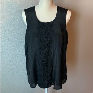 Coldwater Creek Black sleeveless top - XL